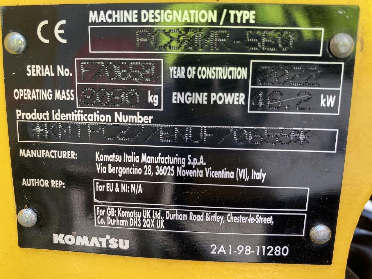 Bagger des Typs Komatsu PC80MR-5EO, Gebrauchtmaschine in Skive (Bild 13)