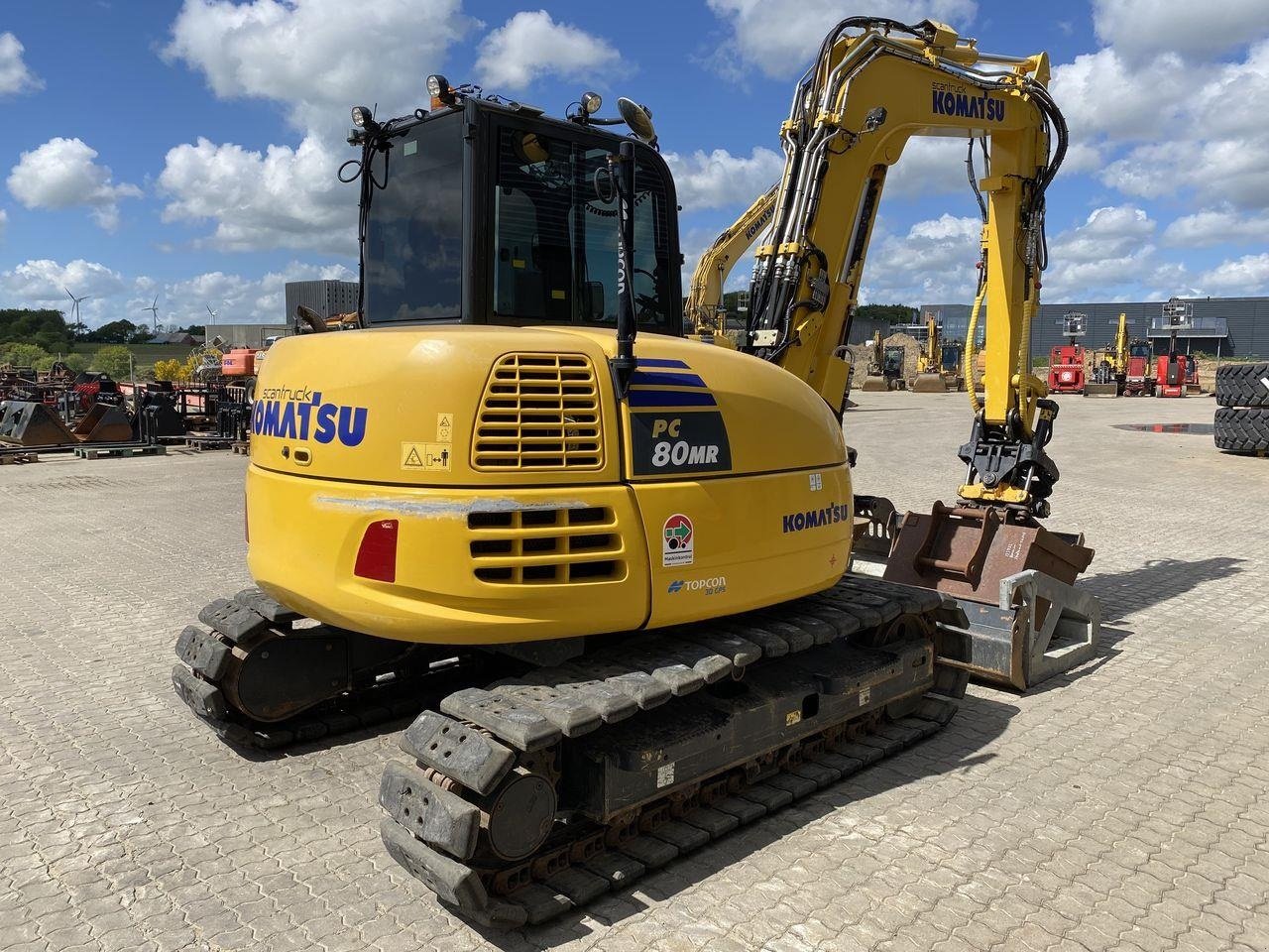 Bagger des Typs Komatsu PC80MR-5EO, Gebrauchtmaschine in Skive (Bild 4)