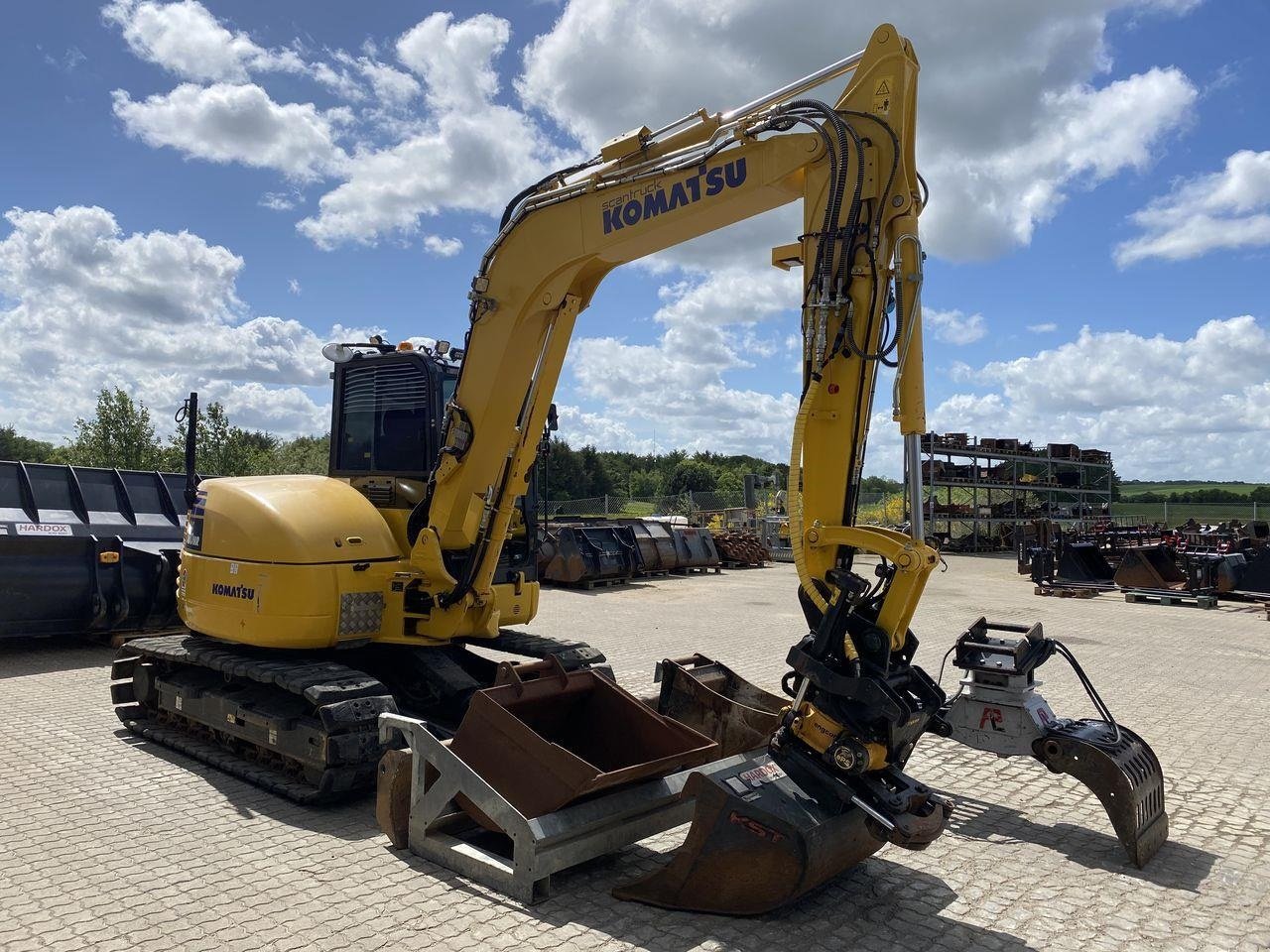 Bagger des Typs Komatsu PC80MR-5EO, Gebrauchtmaschine in Skive (Bild 5)