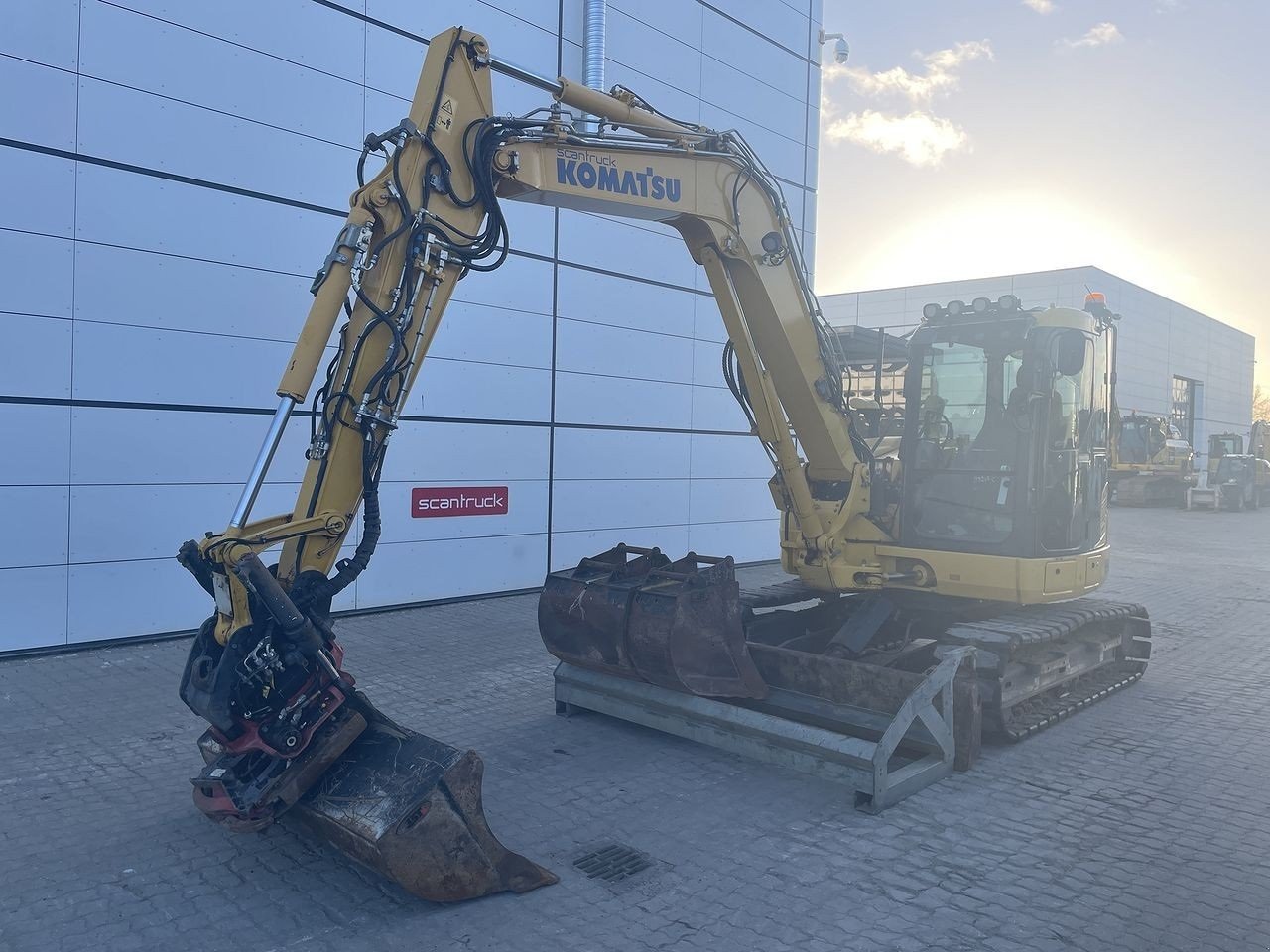 Bagger tip Komatsu PC88MR-10, Gebrauchtmaschine in Skive (Poză 1)