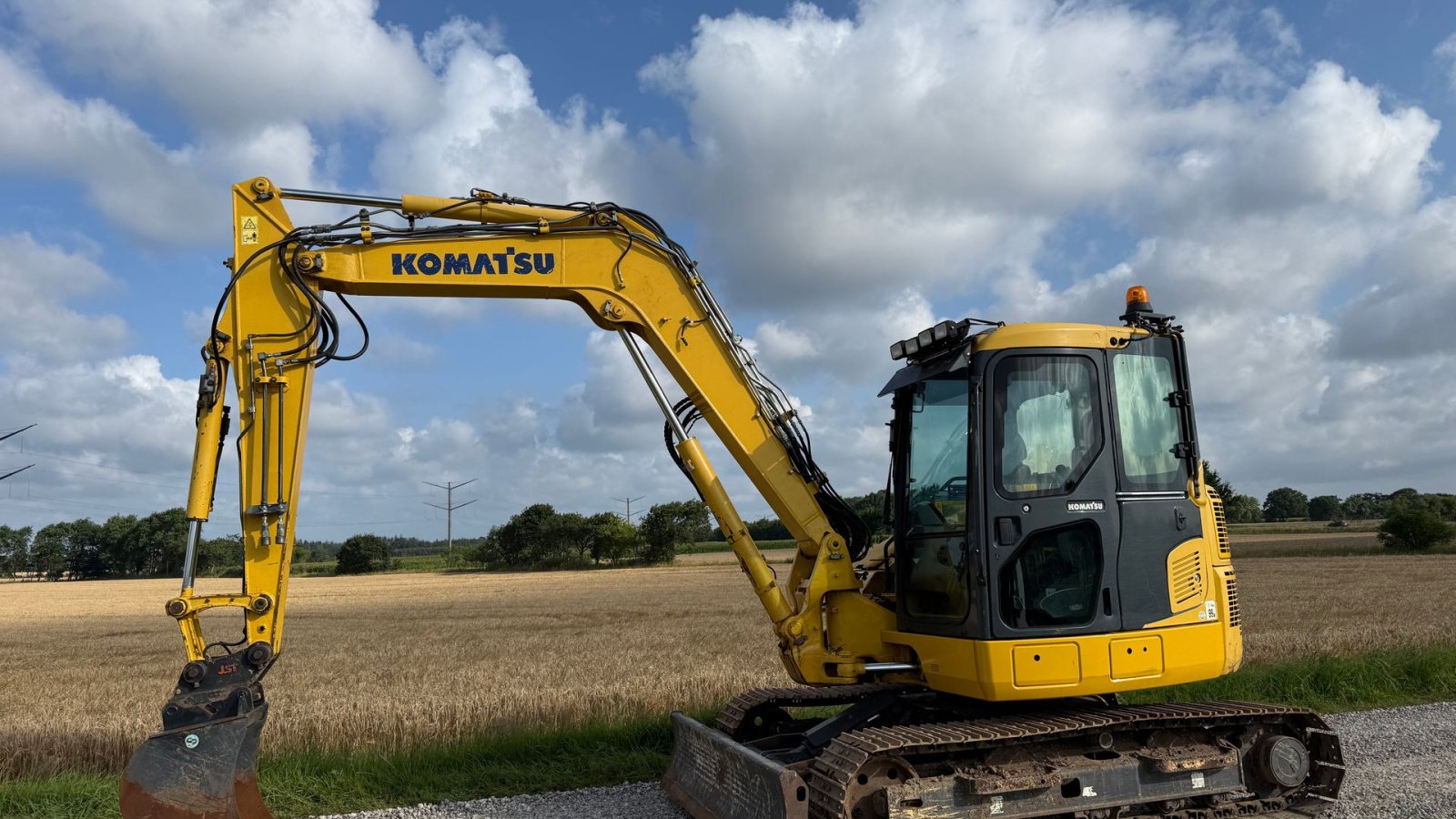 Bagger of the type Komatsu PC88MR-10, Gebrauchtmaschine in Rødding (Picture 1)