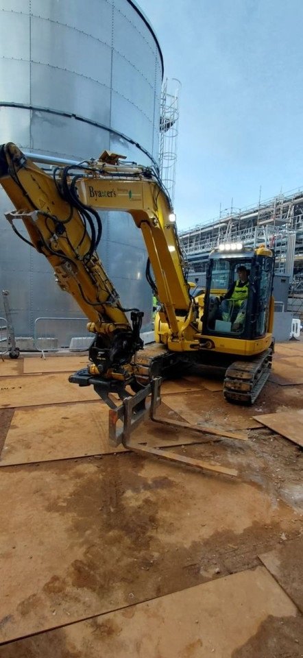 Bagger типа Komatsu PC88MR-11EO, Gebrauchtmaschine в Skive (Фотография 1)