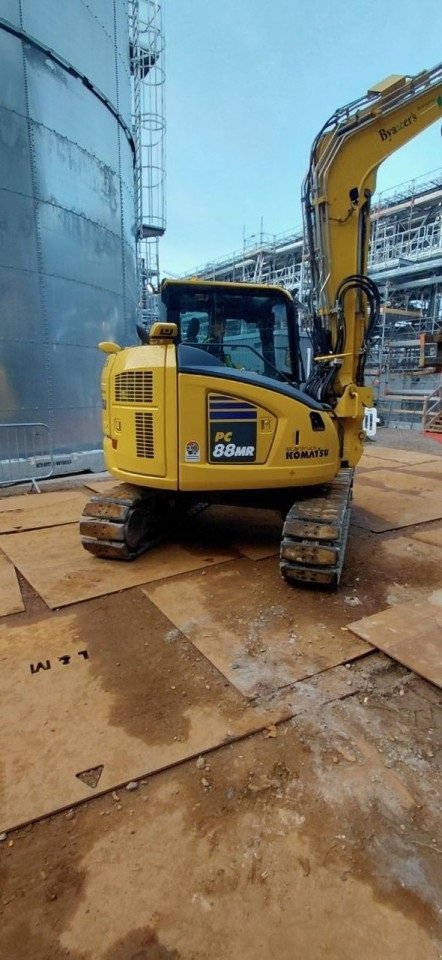 Bagger типа Komatsu PC88MR-11EO, Gebrauchtmaschine в Skive (Фотография 4)
