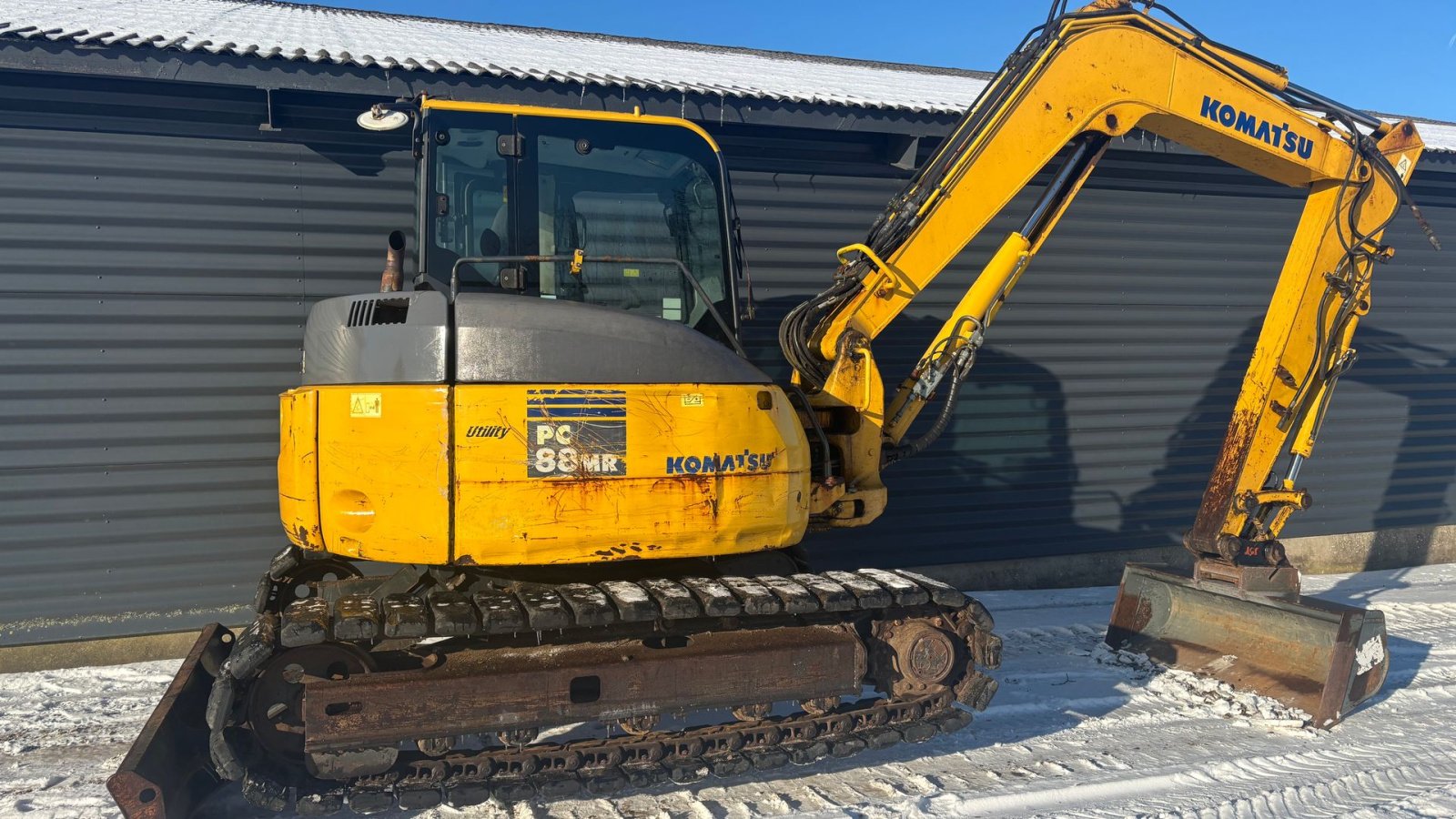 Bagger типа Komatsu PC88MR, Gebrauchtmaschine в Nykøbing Mors (Фотография 4)