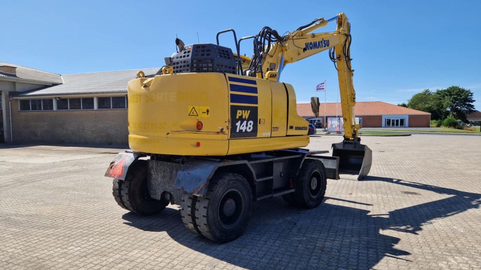 Bagger typu Komatsu PW 148-11 Mobil-Gravemaskine, Gebrauchtmaschine v Løgstør (Obrázek 3)