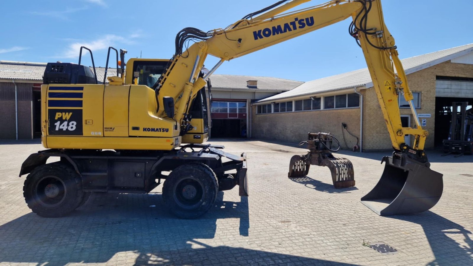 Bagger typu Komatsu PW 148-11 Mobil-Gravemaskine, Gebrauchtmaschine v Løgstør (Obrázek 4)
