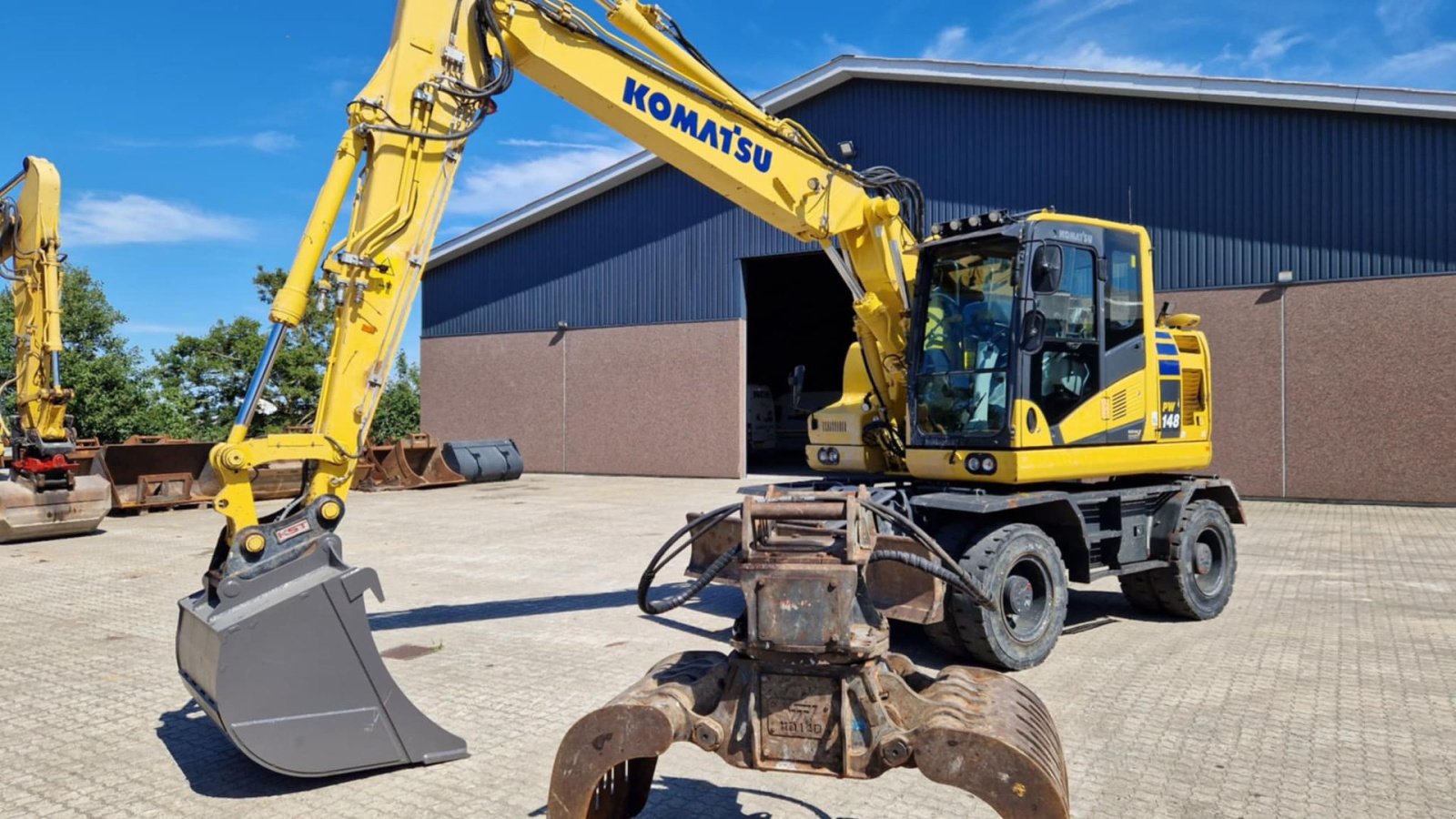 Bagger typu Komatsu PW 148-11 Mobil-Gravemaskine, Gebrauchtmaschine v Løgstør (Obrázek 2)