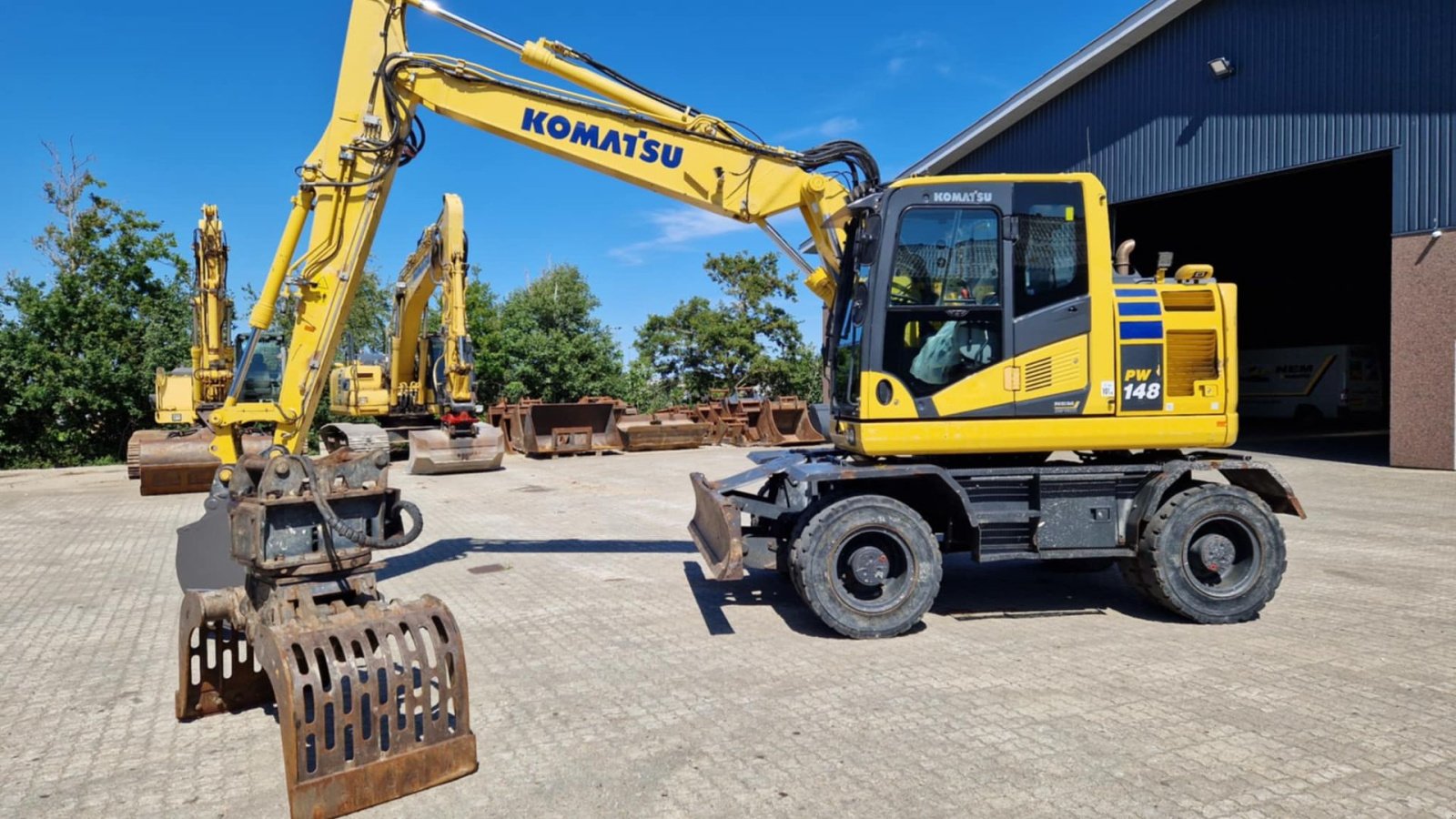 Bagger typu Komatsu PW 148-11 Mobil-Gravemaskine, Gebrauchtmaschine v Løgstør (Obrázek 1)
