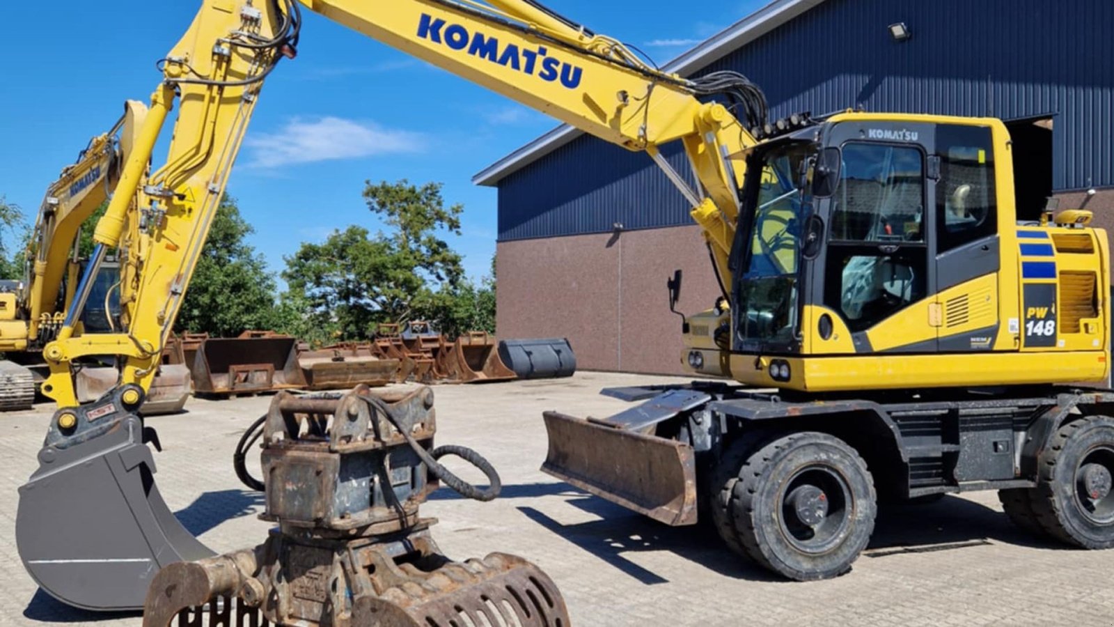 Bagger typu Komatsu PW 148-11 Mobil-Gravemaskine, Gebrauchtmaschine v Løgstør (Obrázek 5)