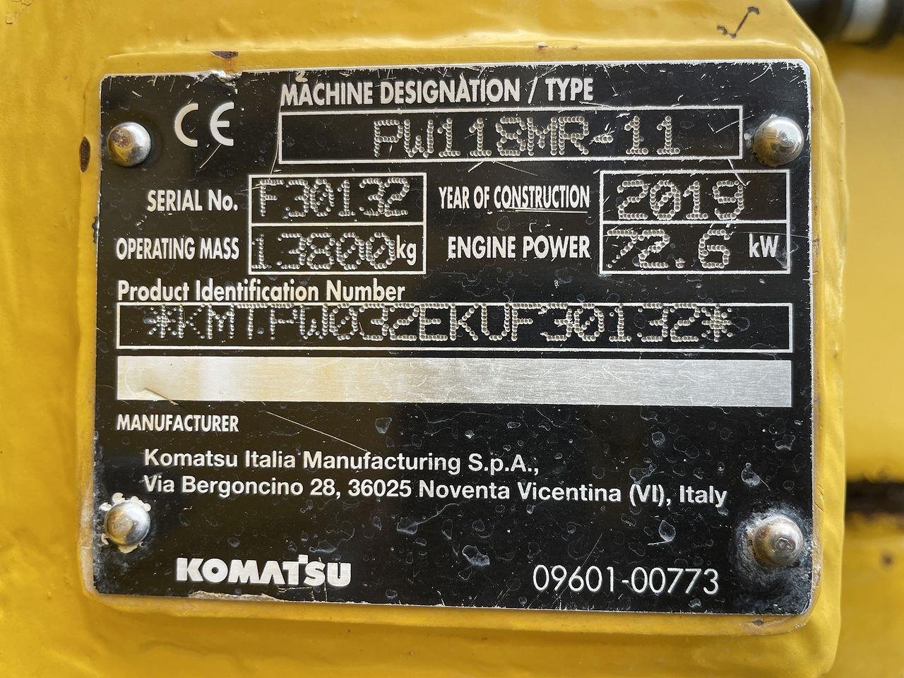 Bagger of the type Komatsu PW118MR-11, Gebrauchtmaschine in Skive (Picture 14)