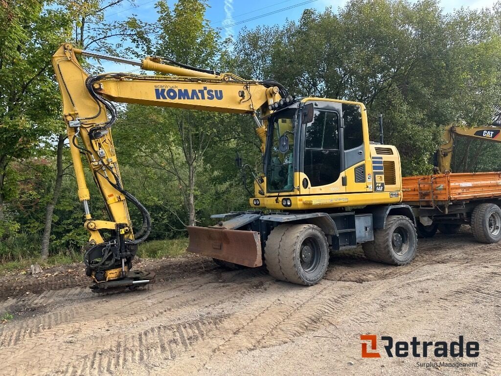 Bagger of the type Komatsu PW148 – 10  med vogn, Gebrauchtmaschine in Rødovre (Picture 2)