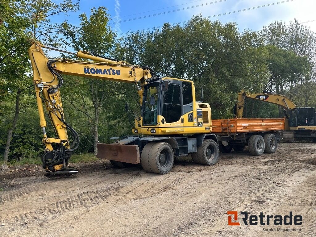 Bagger of the type Komatsu PW148 – 10  med vogn, Gebrauchtmaschine in Rødovre (Picture 1)
