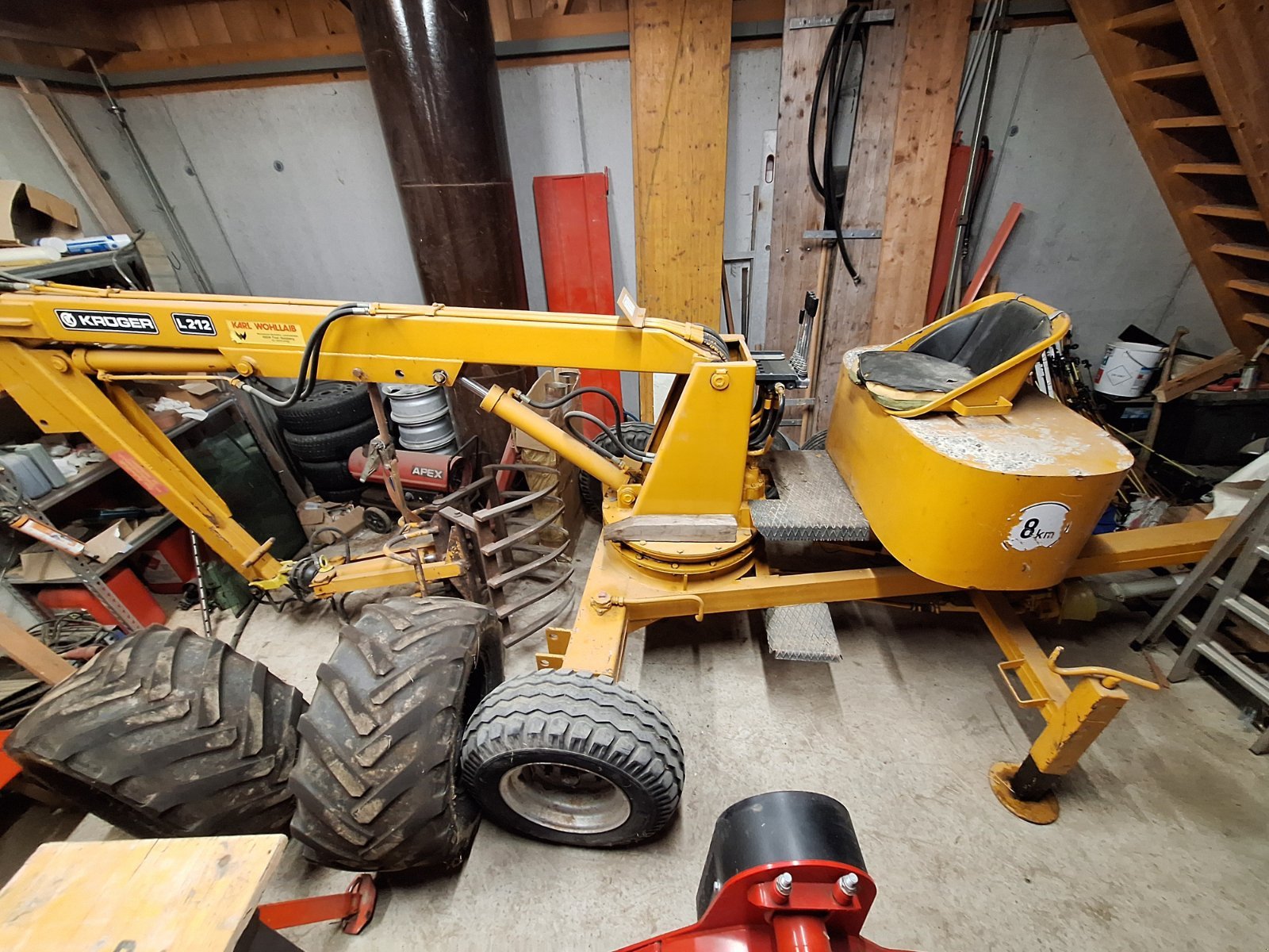 Bagger от тип Krüger L 212, Gebrauchtmaschine в Schwarzenberg (Снимка 2)