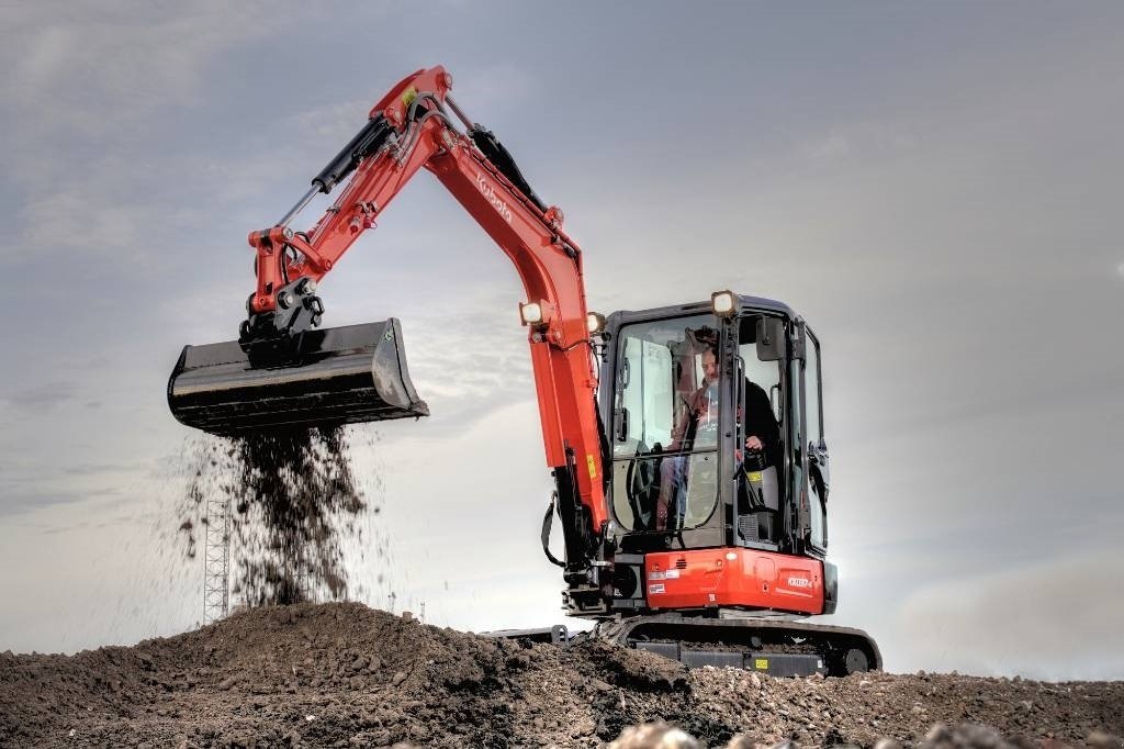 Bagger typu Kubota KX 037-4, Gebrauchtmaschine v Skanderborg (Obrázek 5)