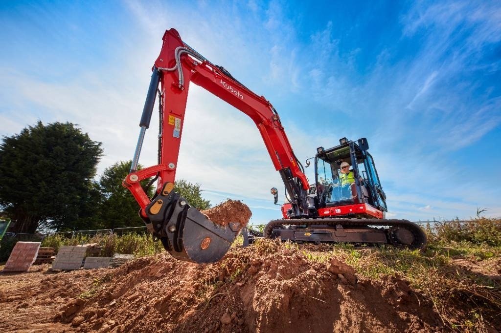 Bagger a típus Kubota KX 085-5, Gebrauchtmaschine ekkor: Skanderborg (Kép 7)