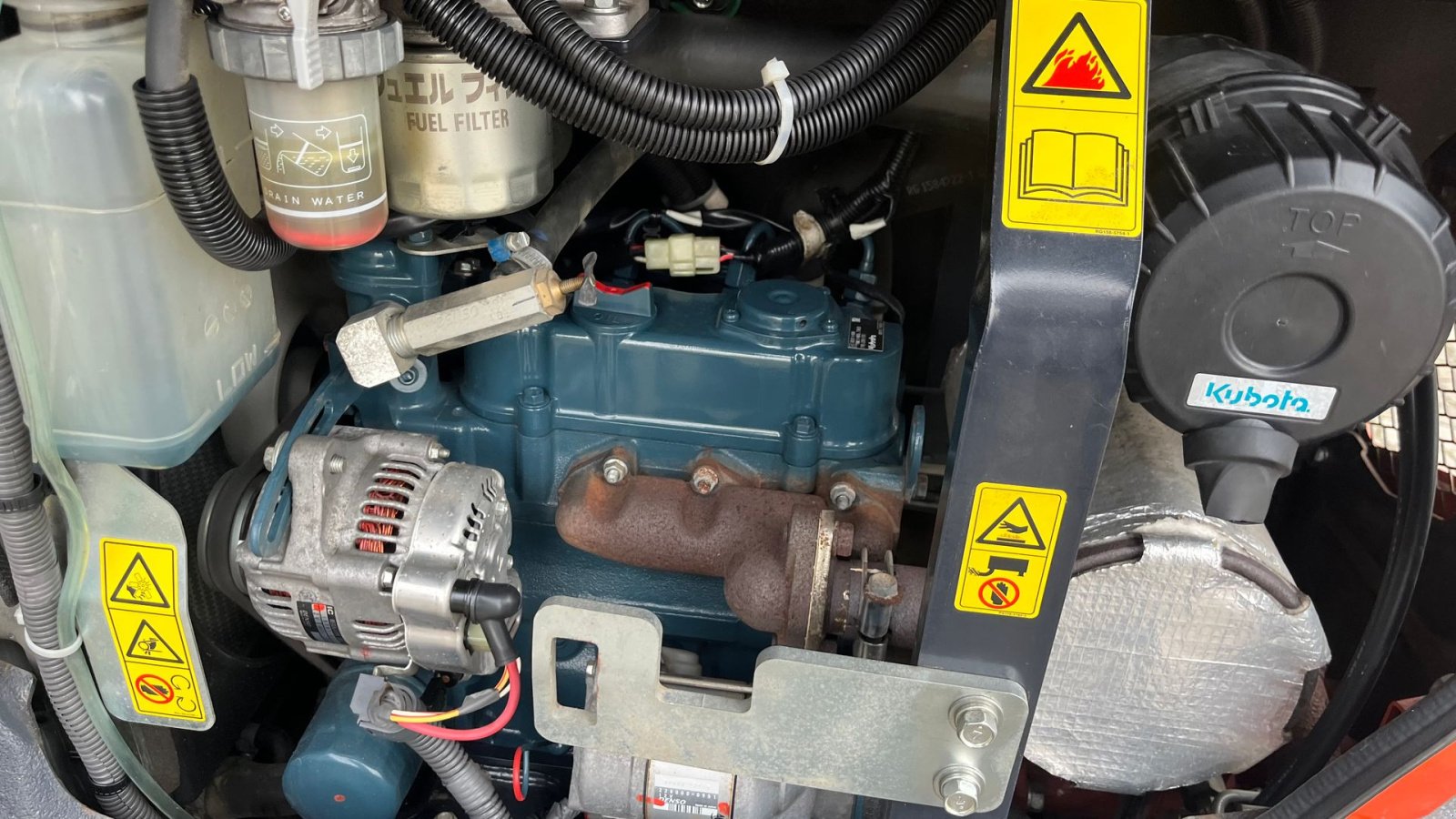 Bagger des Typs Kubota KX016-4 Monteret med Tiltman Kompakt +2 skovle, Gebrauchtmaschine in Rønnede (Bild 14)