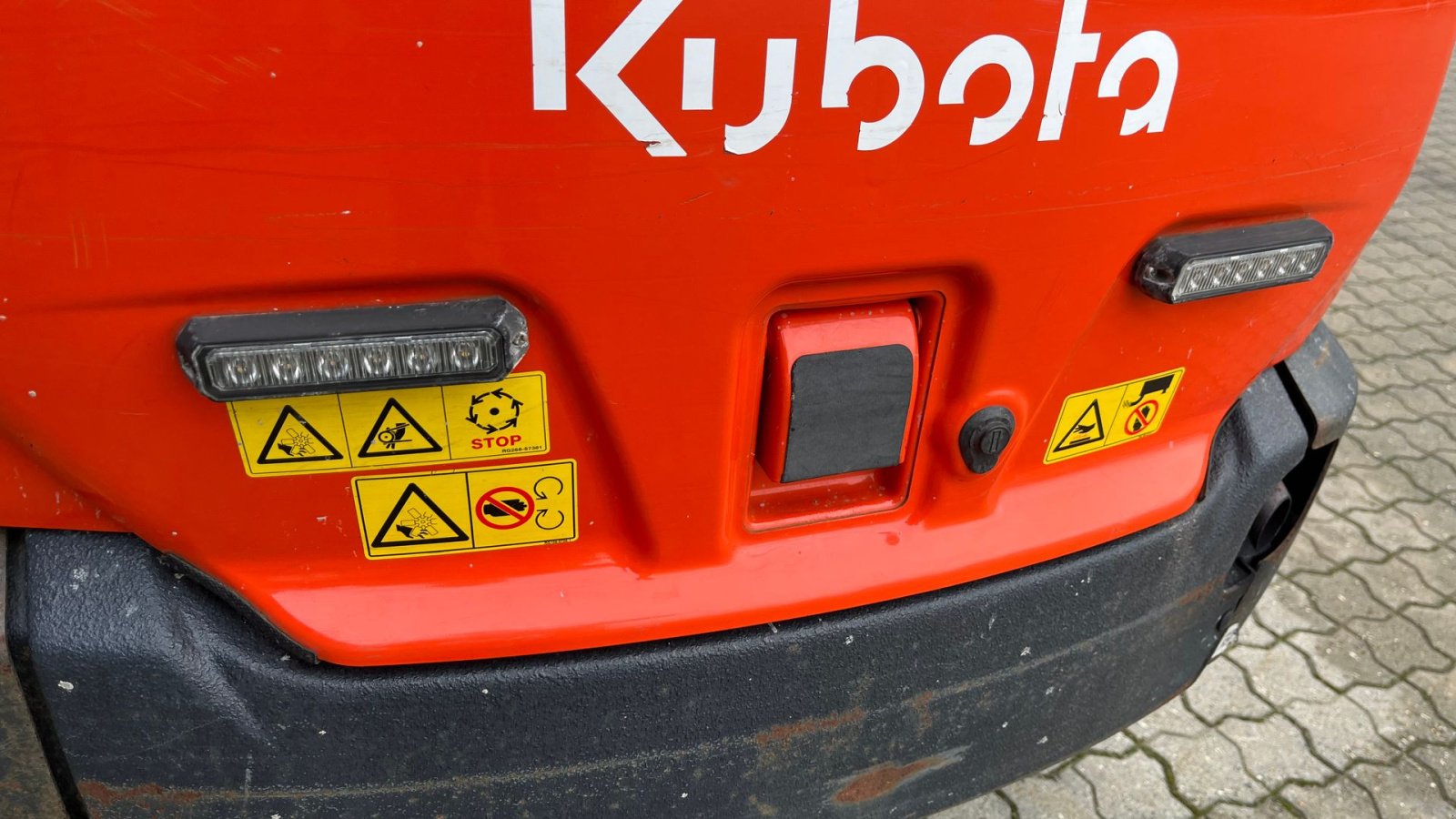 Bagger des Typs Kubota KX016-4 Monteret med Tiltman Kompakt +2 skovle, Gebrauchtmaschine in Rønnede (Bild 10)