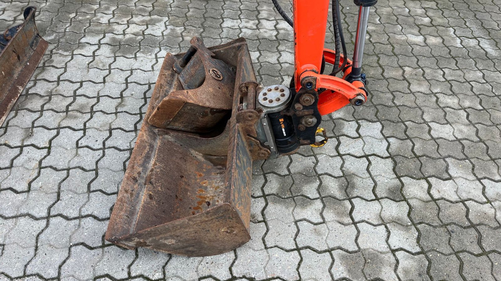 Bagger des Typs Kubota KX016-4 Monteret med Tiltman Kompakt +2 skovle, Gebrauchtmaschine in Rønnede (Bild 2)