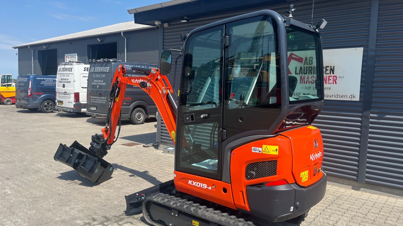 Bagger of the type Kubota KX019-4 Rotortilt! Kun kørt 352timer, Gebrauchtmaschine in Rønnede (Picture 2)