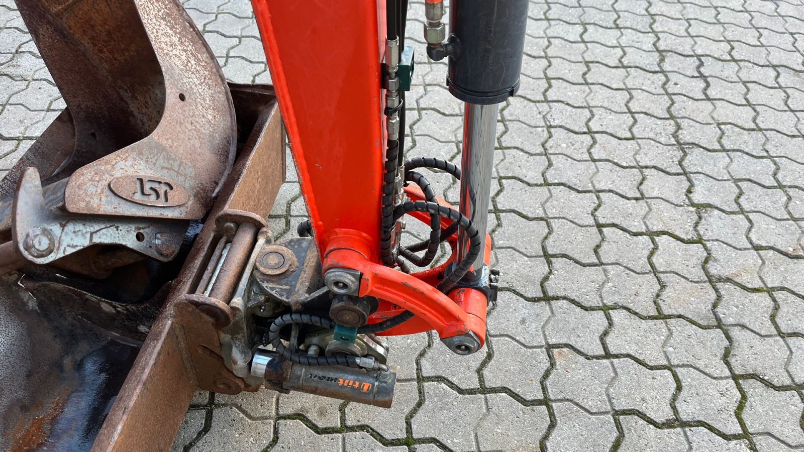 Bagger des Typs Kubota KX019-4 Tiltman med Hydraulisk skovl skifte, Gebrauchtmaschine in Rønnede (Bild 7)