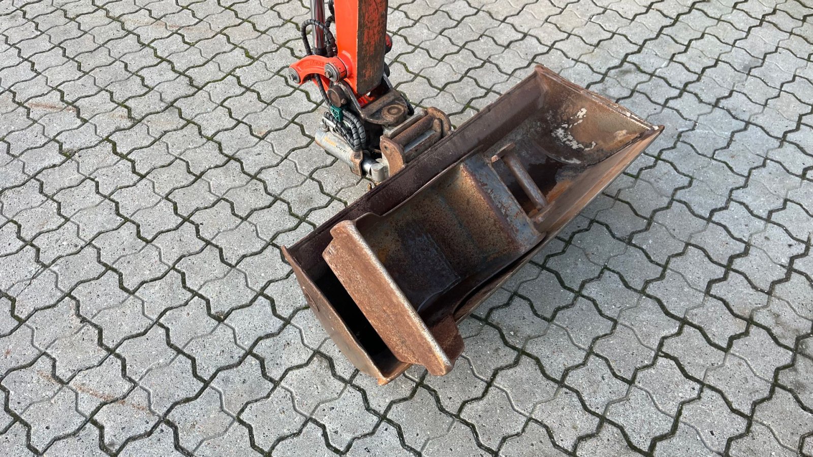 Bagger des Typs Kubota KX019-4 Tiltman med Hydraulisk skovl skifte, Gebrauchtmaschine in Rønnede (Bild 11)