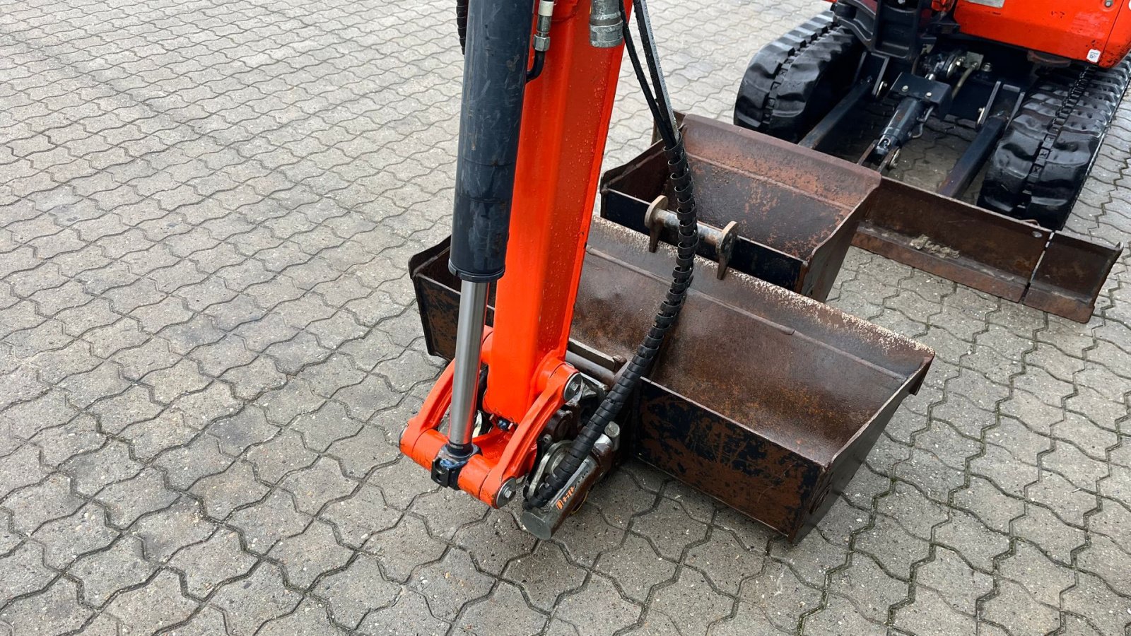 Bagger a típus Kubota KX019-4 Tiltman med hydraulisk skovlskifte, Gebrauchtmaschine ekkor: Rønnede (Kép 9)