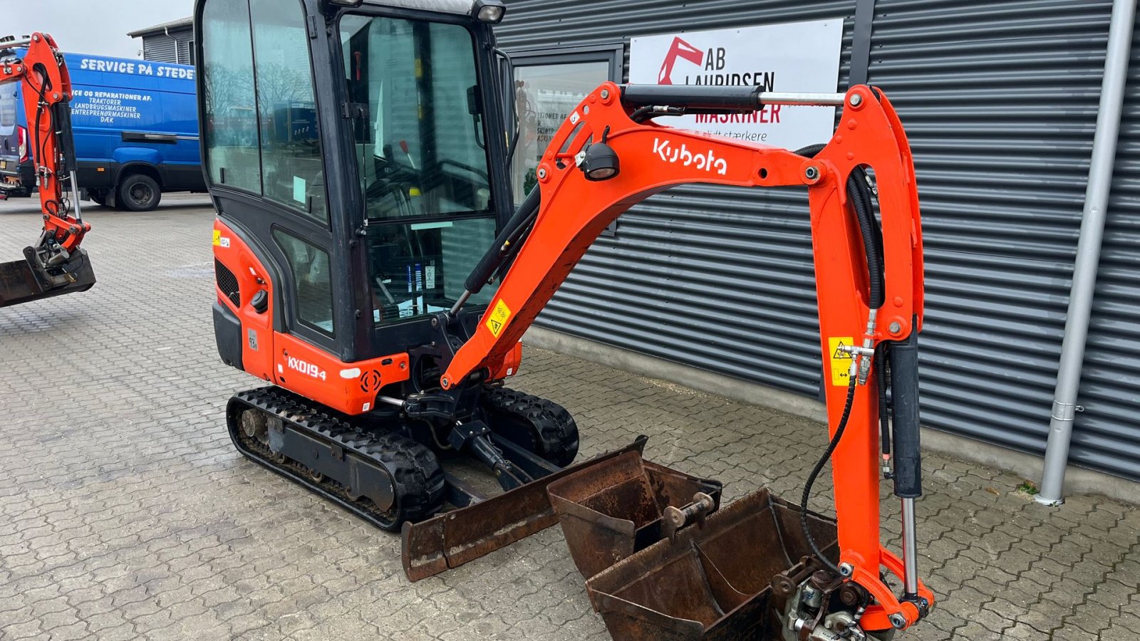 Bagger a típus Kubota KX019-4 Tiltman med hydraulisk skovlskifte, Gebrauchtmaschine ekkor: Rønnede (Kép 2)