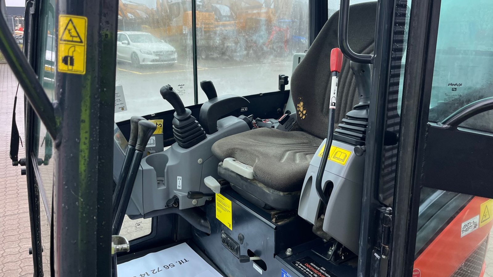 Bagger a típus Kubota KX019-4 Tiltman med hydraulisk skovlskifte, Gebrauchtmaschine ekkor: Rønnede (Kép 8)