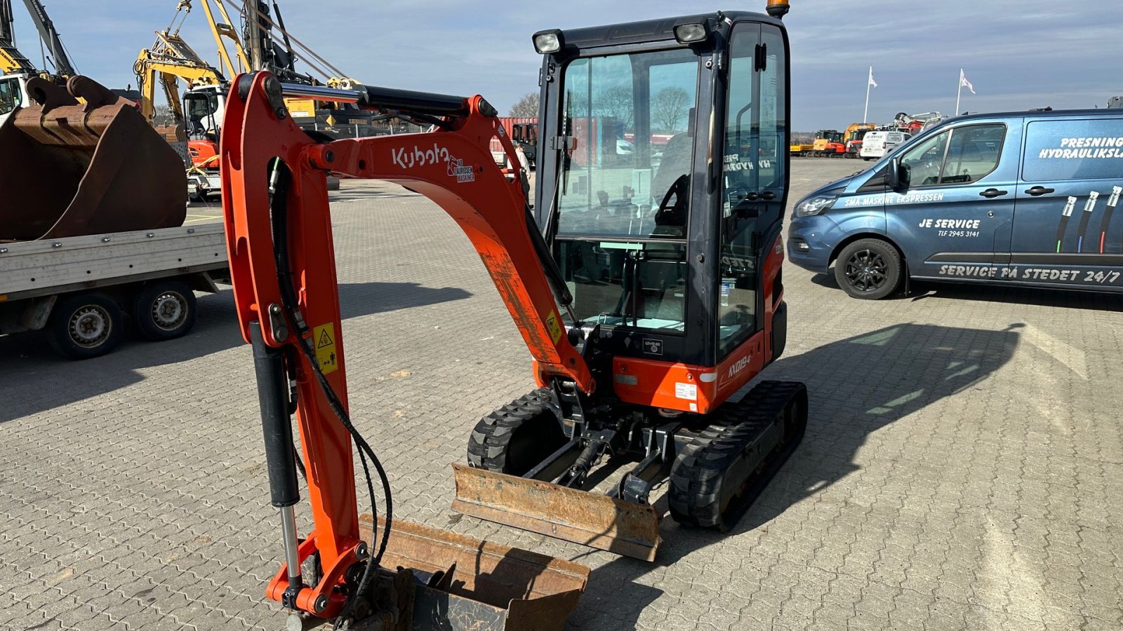 Bagger a típus Kubota KX019-4, Gebrauchtmaschine ekkor: Rønnede (Kép 4)