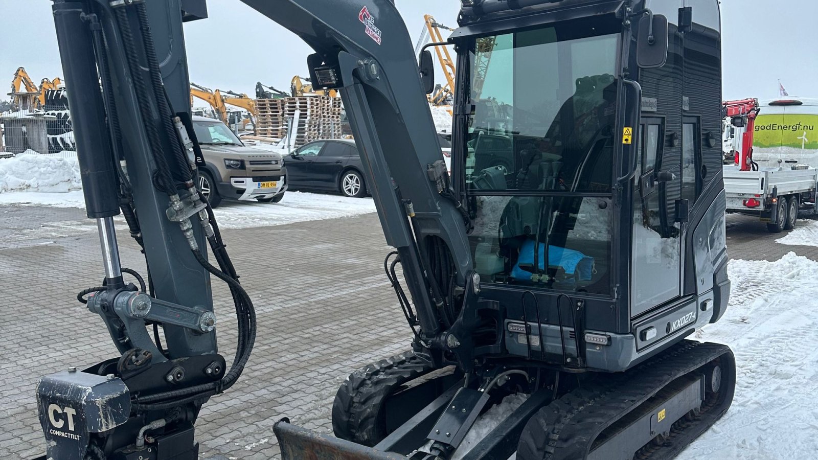 Bagger des Typs Kubota kx027-4, Gebrauchtmaschine in Rønnede (Bild 4)