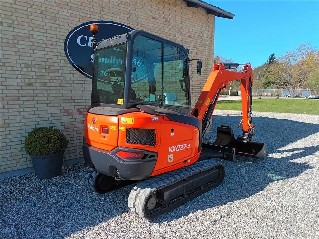 Bagger des Typs Kubota kx027-4, Gebrauchtmaschine in Fårevejle (Bild 3)
