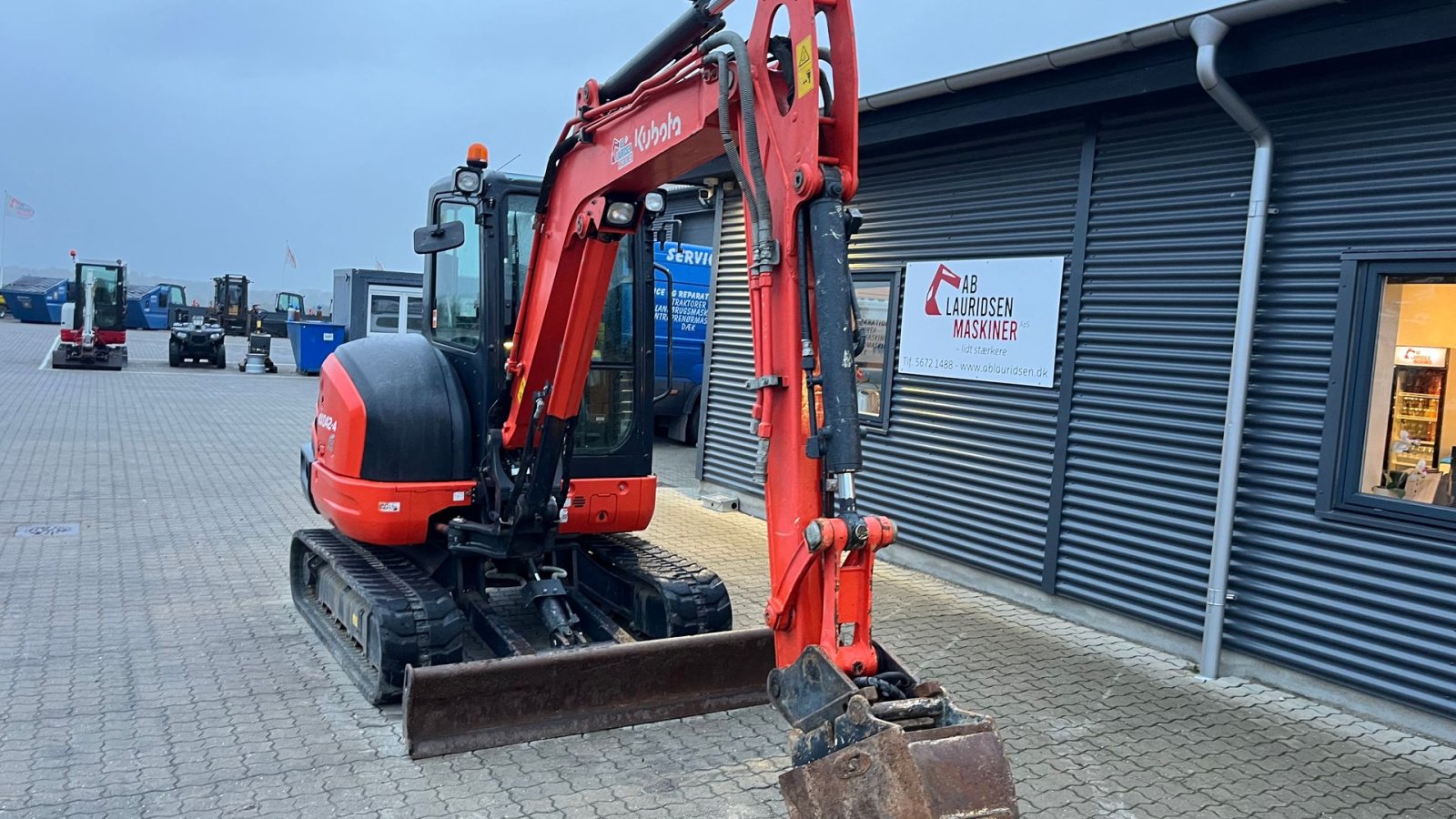 Bagger типа Kubota Kx042-4 Hydraulisk s40 + graveskovl, Gebrauchtmaschine в Rønnede (Фотография 3)