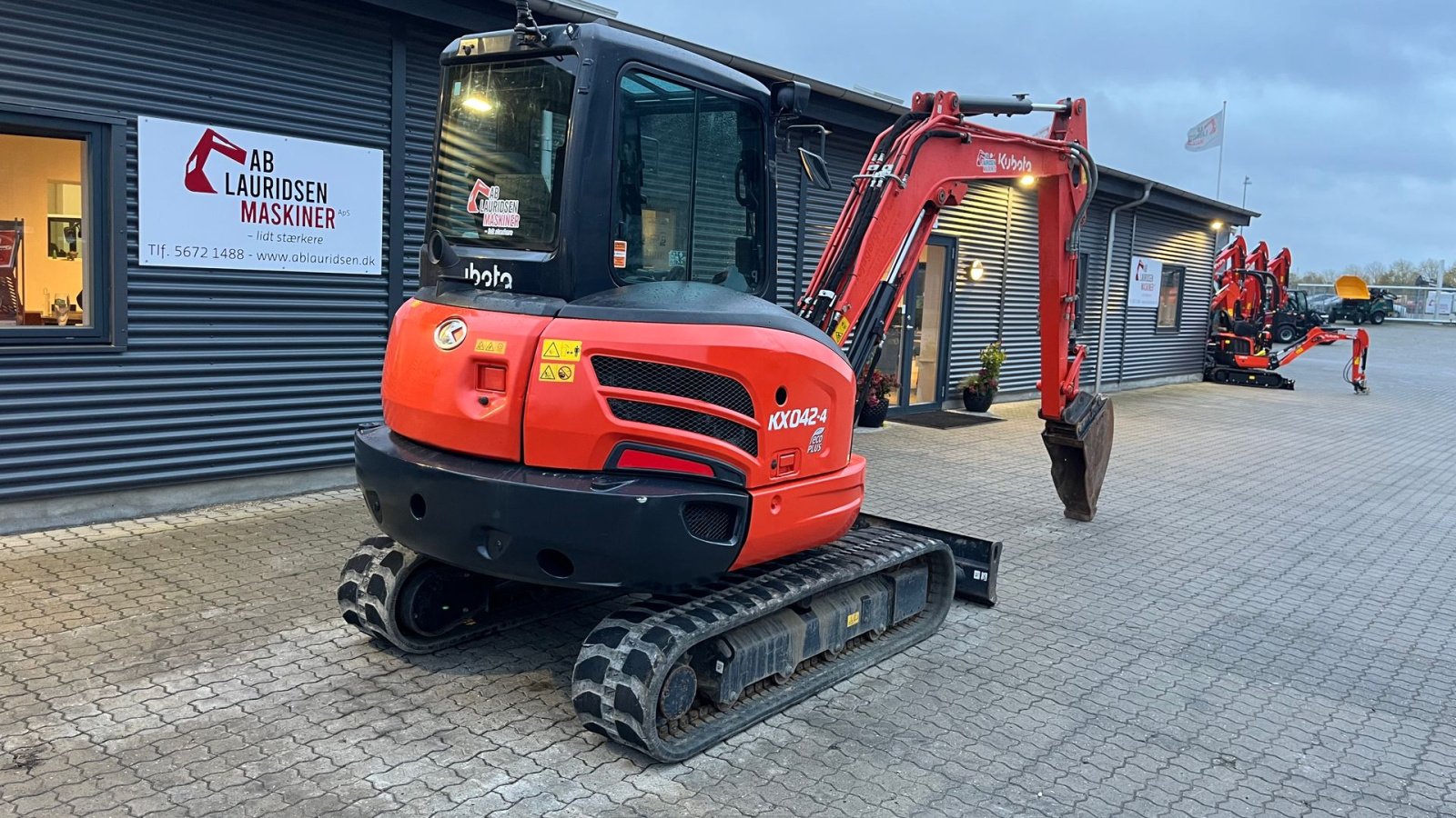 Bagger типа Kubota Kx042-4 Hydraulisk s40 + graveskovl, Gebrauchtmaschine в Rønnede (Фотография 16)