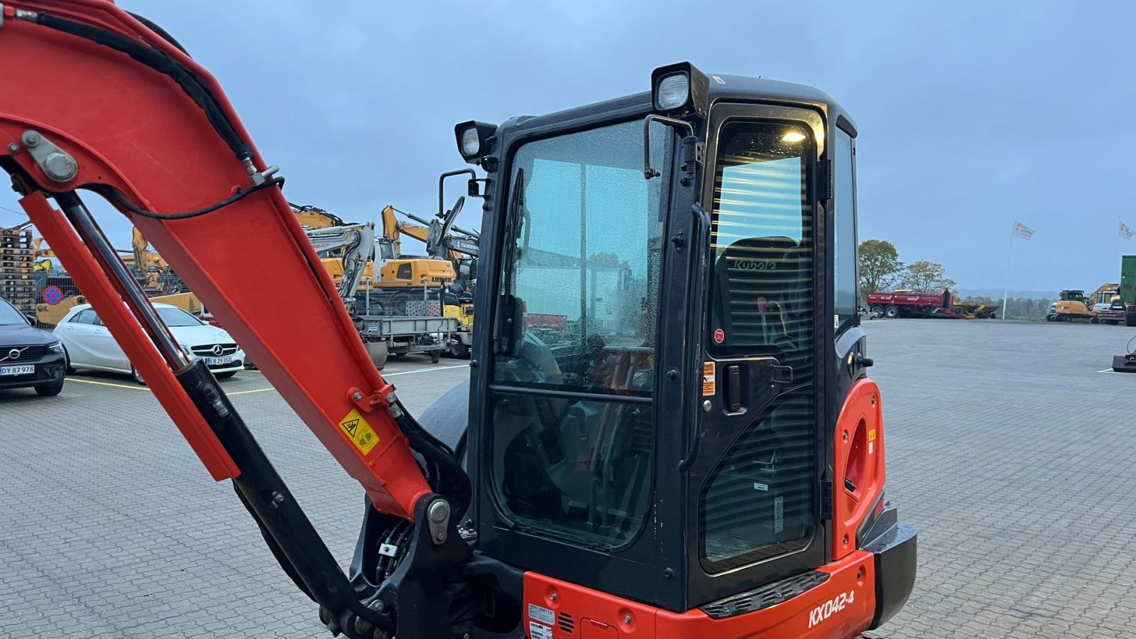 Bagger типа Kubota Kx042-4 Hydraulisk s40 + graveskovl, Gebrauchtmaschine в Rønnede (Фотография 5)