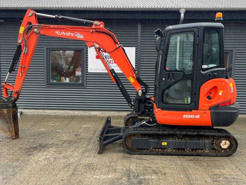 Bagger des Typs Kubota Kx042-4 Hydraulisk skovlskifte, Gebrauchtmaschine in Rønnede (Bild 1)