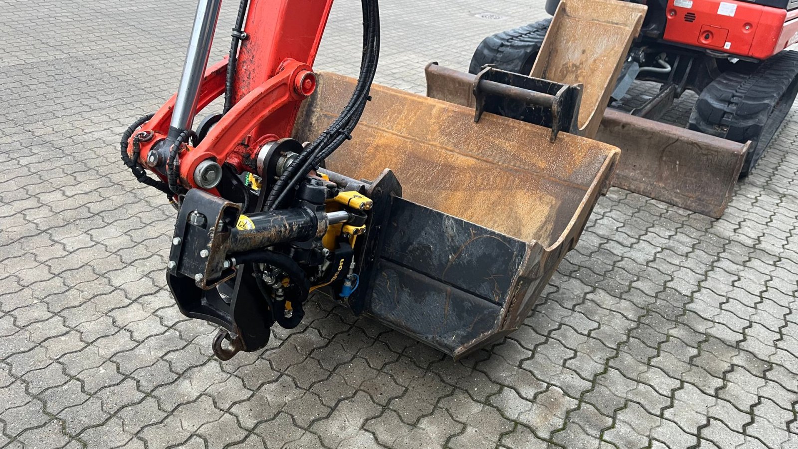 Bagger typu Kubota KX060-5 Centralsmørring og nyere Engcon rotortilt kun kørt 1332t, Gebrauchtmaschine v Rønnede (Obrázek 8)