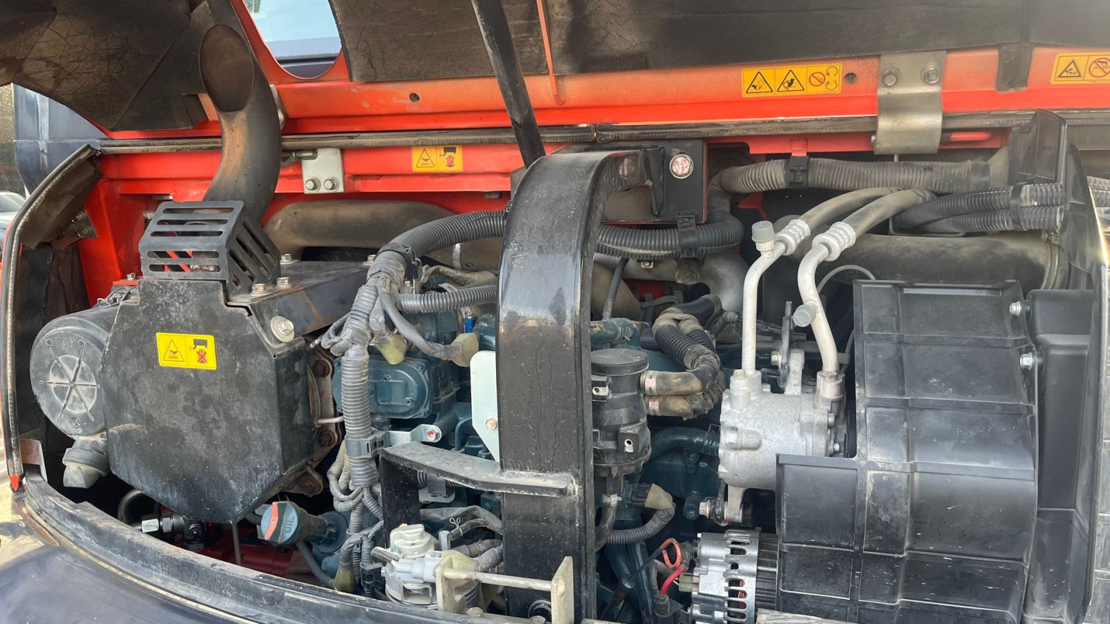 Bagger des Typs Kubota KX080-4 Engcon rotortilt og centralsmørring, Gebrauchtmaschine in Rønnede (Bild 13)