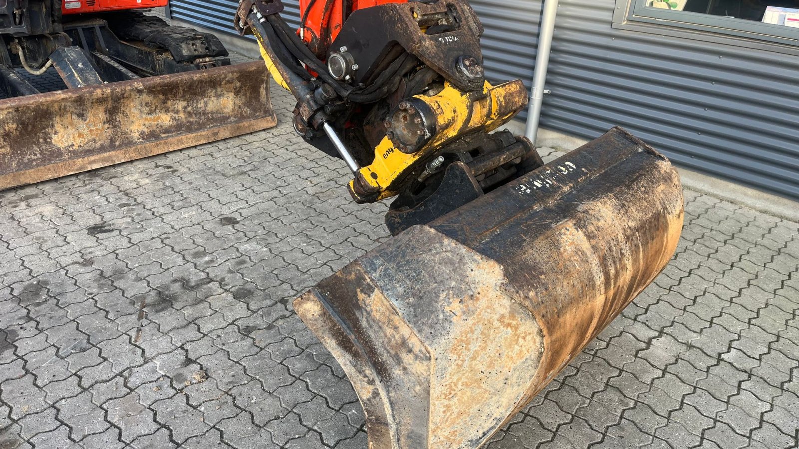 Bagger des Typs Kubota KX080-4 Engcon rotortilt og centralsmørring, Gebrauchtmaschine in Rønnede (Bild 3)