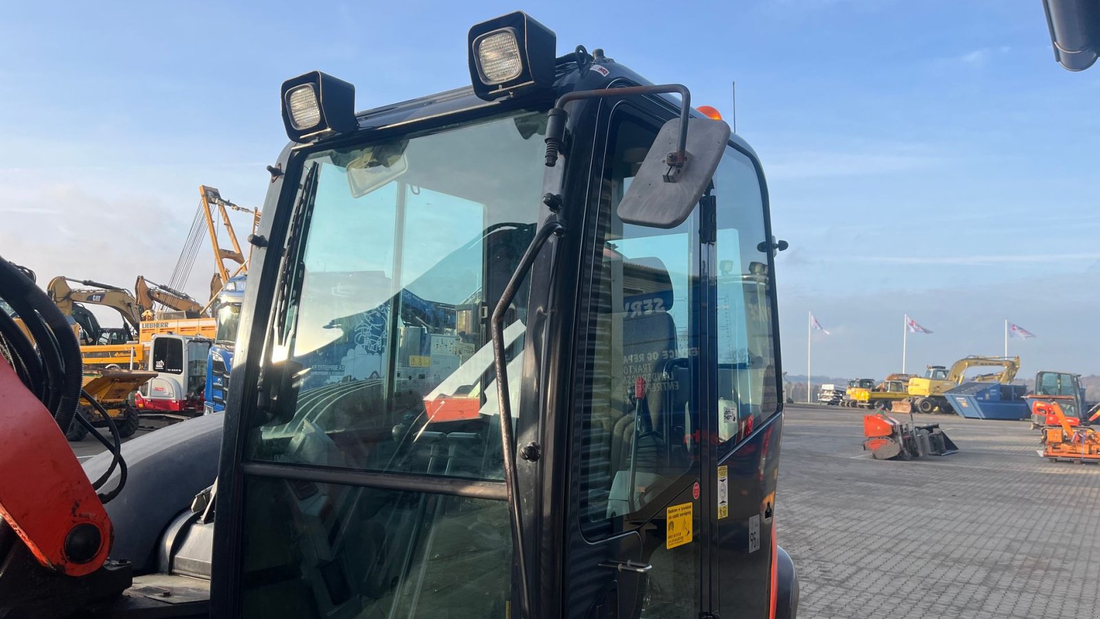 Bagger des Typs Kubota KX080-4 Engcon rotortilt og centralsmørring, Gebrauchtmaschine in Rønnede (Bild 7)