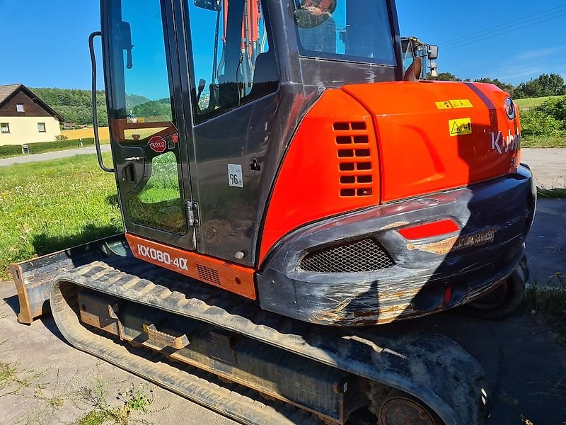 Bagger typu Kubota KX080-4  mit Gummiketten, Gebrauchtmaschine w Fürstenstein (Zdjęcie 3)