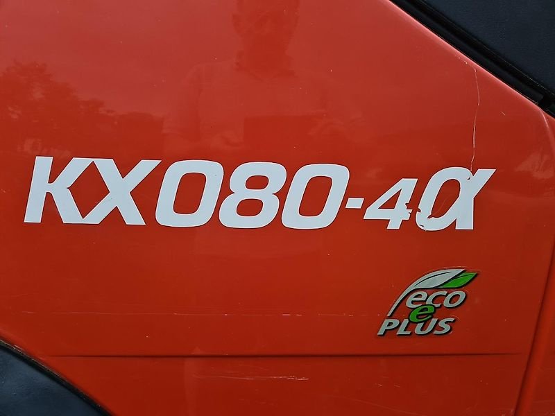 Bagger a típus Kubota KX080-4  mit Gummiketten, Gebrauchtmaschine ekkor: Fürstenstein (Kép 14)