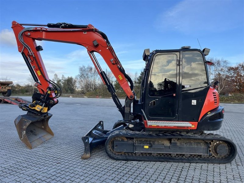 Kubota KX080-4, Gebrauchtmaschine, Baujahr: 2022, Betriebsstunden / Hektar: 1149 (Bild 1) Bagger des Typs Kubota KX080-4, Gebrauchtmaschine in Kalundborg (Bild 1)