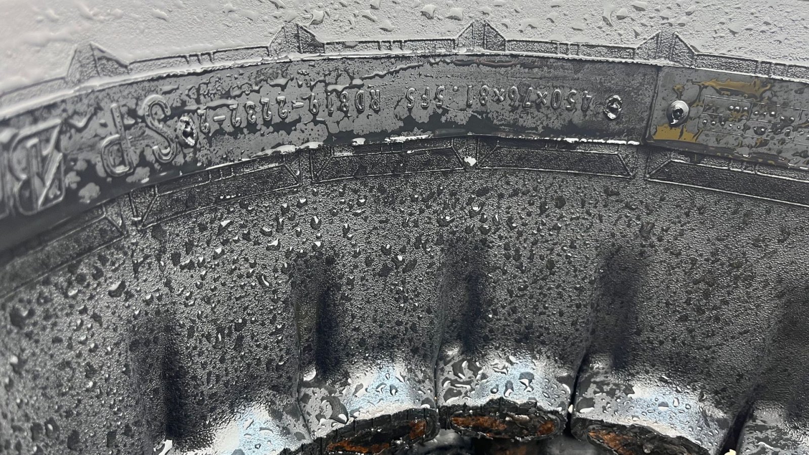 Bagger του τύπου Kubota kx080 450x76x81,5fs Nye bånd/bælter til Kubota kx80/85, Gebrauchtmaschine σε Rønnede (Φωτογραφία 7)