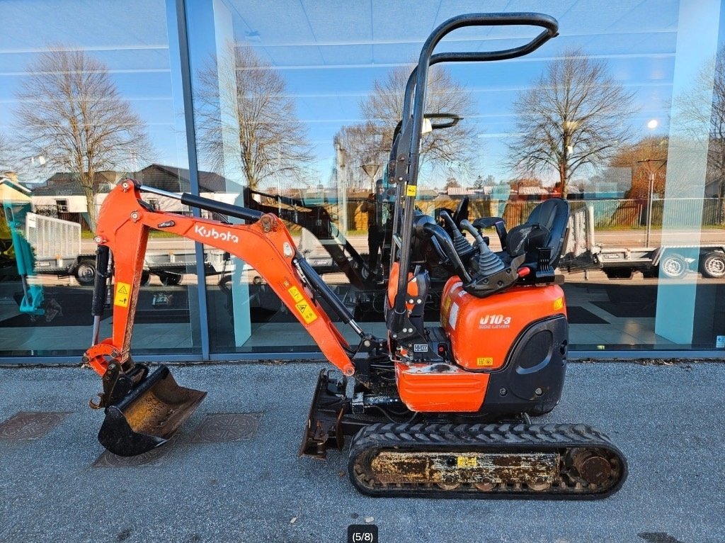 Bagger des Typs Kubota U 10-3, Gebrauchtmaschine in Fårevejle (Bild 5)
