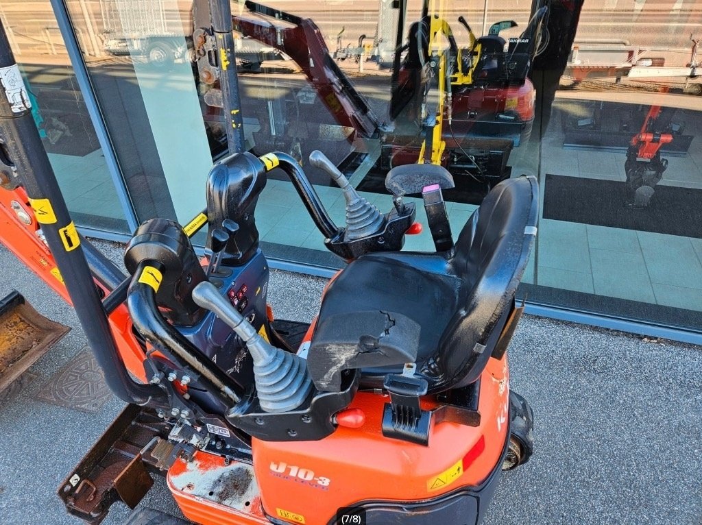 Bagger des Typs Kubota U 10-3, Gebrauchtmaschine in Fårevejle (Bild 7)