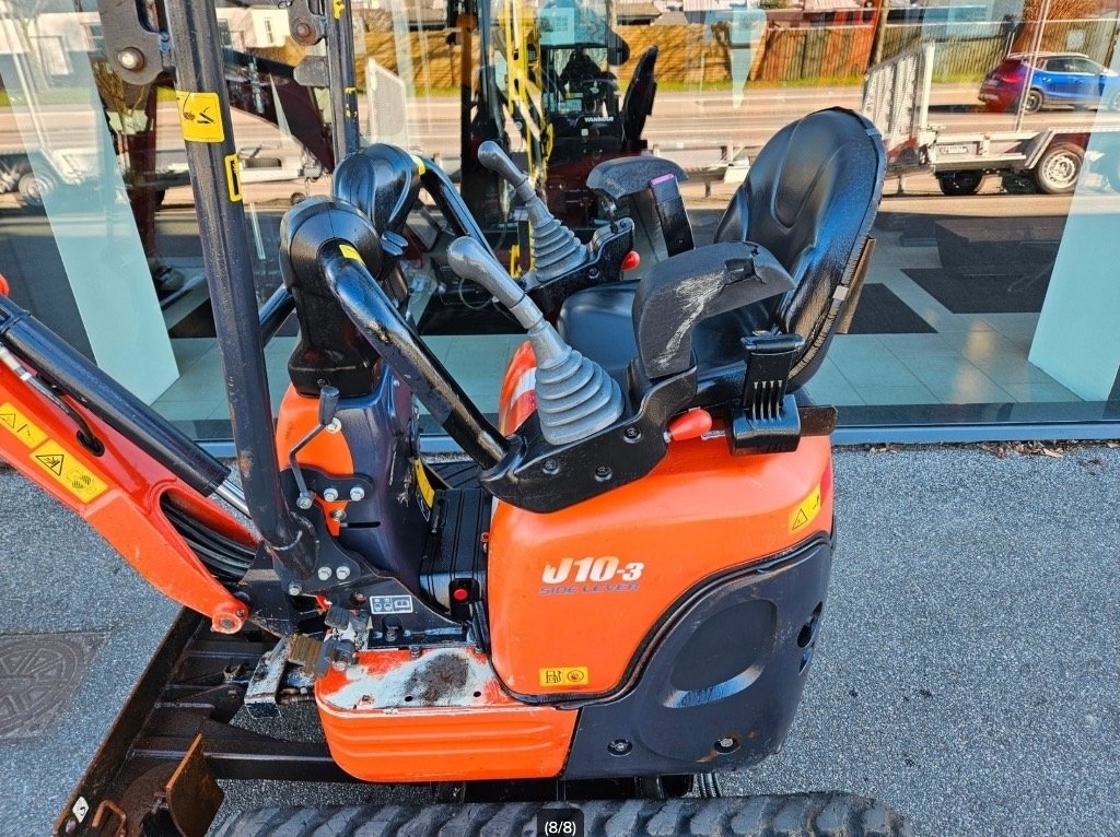 Bagger des Typs Kubota U 10-3, Gebrauchtmaschine in Fårevejle (Bild 8)
