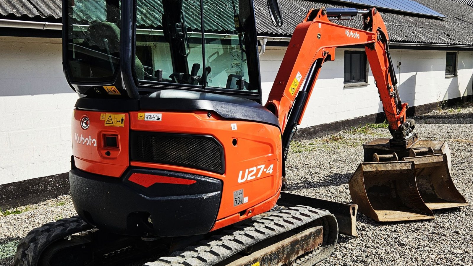 Bagger tipa Kubota U 27-4 / skovlsæt / med powertilt og 3800 timer, Gebrauchtmaschine u Arden (Slika 9)