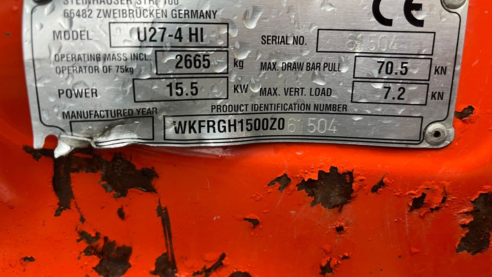 Bagger a típus Kubota U 27-4 Tiltman med hydraulisk s40, Gebrauchtmaschine ekkor: Rønnede (Kép 10)