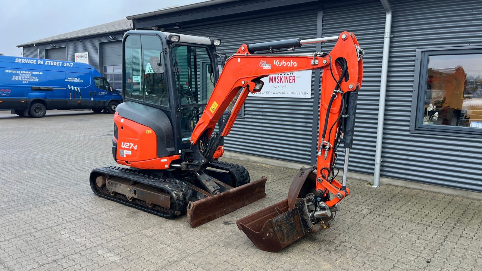 Bagger a típus Kubota U 27-4 Tiltman med hydraulisk s40, Gebrauchtmaschine ekkor: Rønnede (Kép 9)