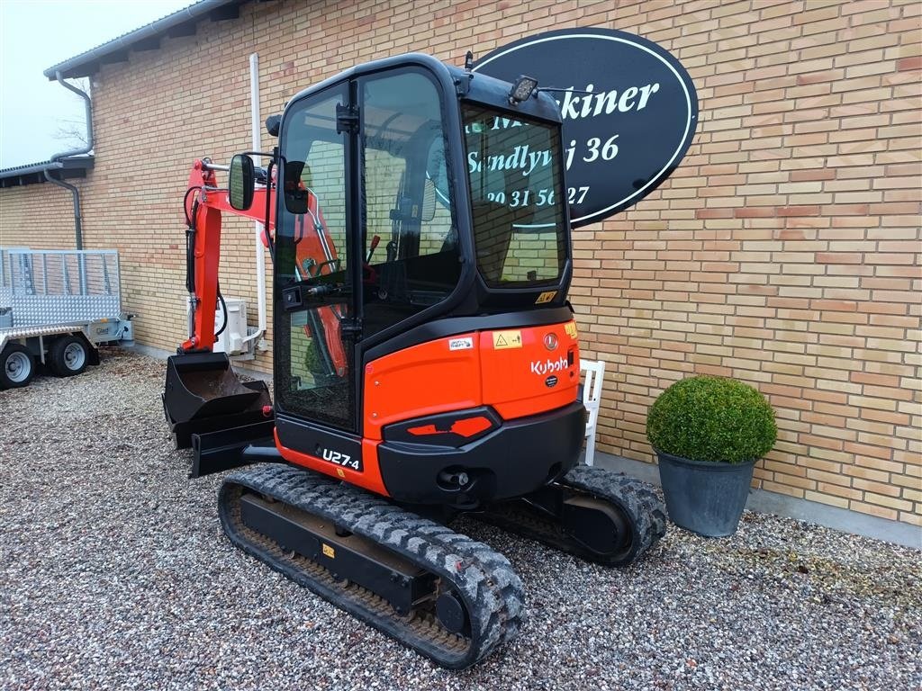 Bagger des Typs Kubota U 27-4, Gebrauchtmaschine in Fårevejle (Bild 5)